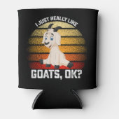 Witzig, ich mag Ziegen wirklich gut Dosenkühler (Vorderseite)