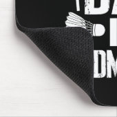 Witzig ich setzte das Bad in - Badminton Mousepad (Ecke)