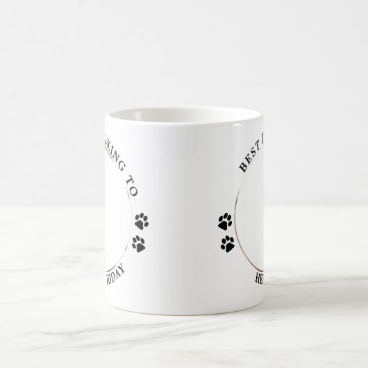 Witzig, ich spreche nur mit meinem Hund Custom Pet Kaffeetasse (Mittel)