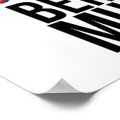 witzig Ich vermisse dich viel Design mit Erdbeere Poster (Ecke)