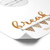 Witzig im Fall eines Karteninhabers für Notfälle Poster (Ecke)