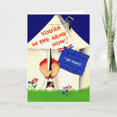 Witzig in der Army Now Card Karte (Vorderseite)