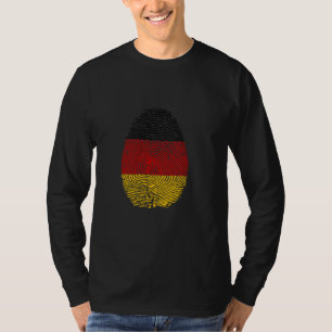 Witzig ist es in meiner DNA Deutschland-Flagge Fin T-Shirt