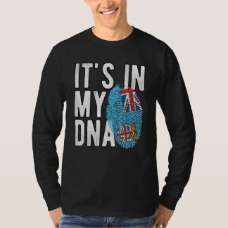 Witzig ist es in meiner DNA-Fidschi-Flagge Fingerp T-Shirt
