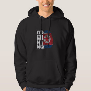 Witzig ist es in meiner DNA-Nordkorea-Flagge Finge Hoodie