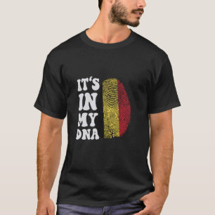 Witzig ist es in meiner DNS Belgien-Flagge Fingerp T-Shirt