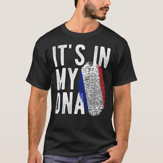 Witzig ist es in meiner DNS Frankreich-Flagge Fing T-Shirt (Vorderseite)