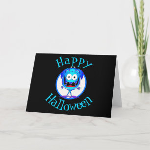 Witzig, Monster, Halloween Karte