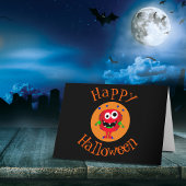 Witzig, Monster, Halloween Karte
