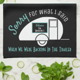 Witzig Personalisiert "Sorry, als wir..." Küche Geschirrtuch