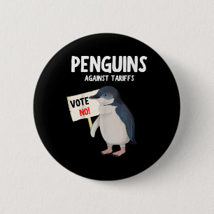 Witzig stehe ich mit den Pinguinen, Pinguinen gege Button