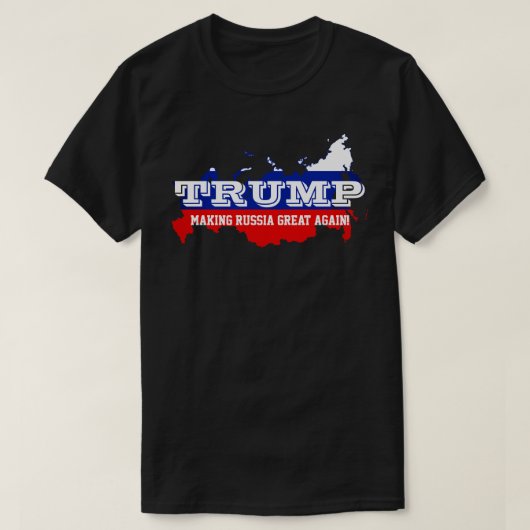 Witzig "Trump. Russland wieder groß machen" T-Shirt (Design vorne)