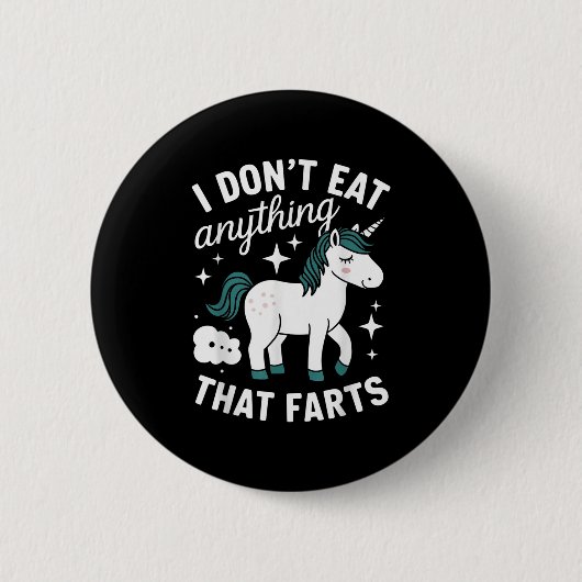 Witzig Vegan esse ich nichts, was Vegeta Furzen Button (Vorderseite)