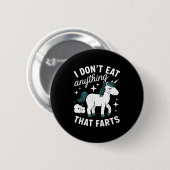 Witzig Vegan esse ich nichts, was Vegeta Furzen Button (Vorne & Hinten)
