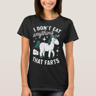 Witzig Vegan esse ich nichts, was Vegeta Furzen T-Shirt