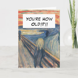 Witzig Vintag die Schreckenzeitkarte Karte