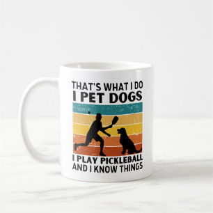 Witzig, was ich tue, wenn ich Hunde pflücke spiele Kaffeetasse