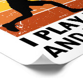 Witzig, was ich tue, wenn ich Hunde pflücke spiele Poster (Ecke)