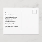 Witzig Wir haben das abandonierte Haus überquert. Ankündigungspostkarte (Rückseite)