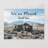 Witzig Wir haben das abandonierte Haus überquert. Ankündigungspostkarte (Vorderseite)