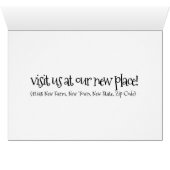 Witzig: "Wir sind moo-ving!" Kuh (Innenansicht Horizontal (Unten))