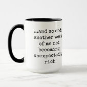 Witzig, Zitat, Text, Kaffee-Tasse Tasse (Links)