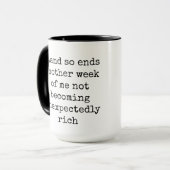 Witzig, Zitat, Text, Kaffee-Tasse Tasse (Vorderseite Links)