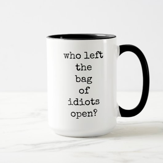 Witzig, Zitat, Text, Kaffee-Tasse Tasse (Rechts)