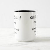 Witzig, Zitat, Text, Kaffee-Tasse Tasse (Zentrum)