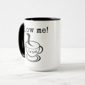 Witzig, Zitat, Text, Kaffee-Tasse Tasse (Vorderseite Links)