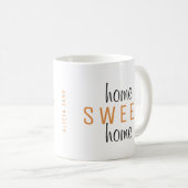 Witzigartige Arbeit aus der Zuhause-Arbeit Süßarbe Kaffeetasse (VorderseiteRechts)