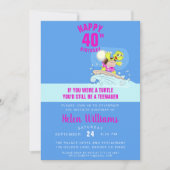 Witzige 40. Geburtstagsfeier Einladung (Vorderseite)