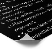 Witzige 5 Dinge, die ich letzte Woche bei der Arbe Poster (Ecke)