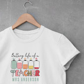 Witzige Akkulaufzeit eines Lehrers T-Shirt