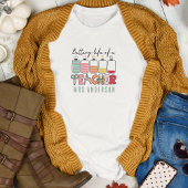 Witzige Akkulaufzeit eines Lehrers T-Shirt