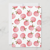 witzige Baby Shower Teddy Bear Honey Bee Einladung (Rückseite)