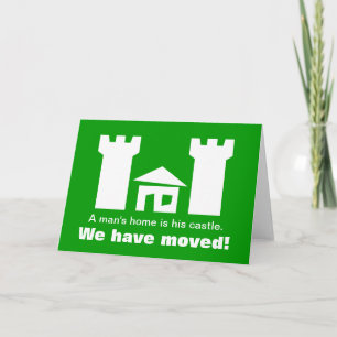 Witzige, bewegende Grußkarte Karte