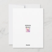 witzige blaue Handschrift Weihnachtskarte Feiertagskarte (Rückseite)