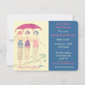 Witzige Braut und ihre Freundinnen Einladung (Vorderseite)