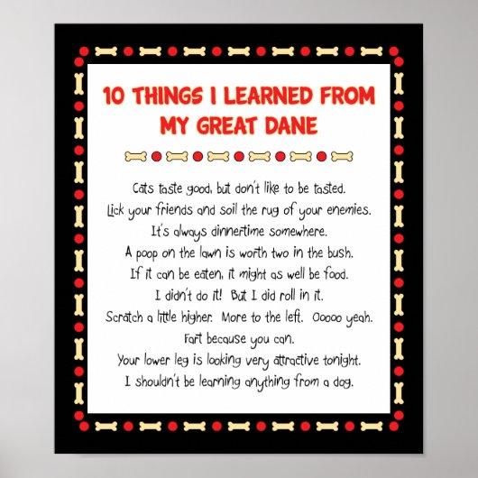 Witzige Dinge, die ich aus meinem großen Tod geler Poster (Vorne)