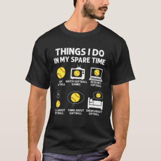 Witzige Dinge, die ich in meiner Freizeit spielen  T-Shirt