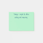 Witzige Dinge zu tun, nachdem Napping Post Es Hinw Post-it Klebezettel (Vorderseite)