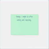 Witzige Dinge zu tun, nachdem Napping Post Es Hinw Post-it Klebezettel