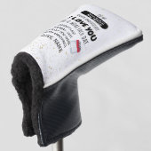 Witzige Ehefrau für den Spaß von Husband anlässlic Golf Headcover (3/4 Vorderseite)