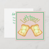 Witzige Einladung (Vorne/Hinten)