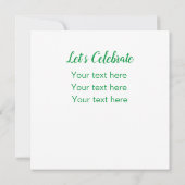 Witzige Einladung (Rückseite)