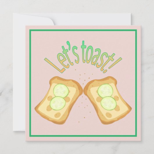 Witzige Einladung (Vorderseite)