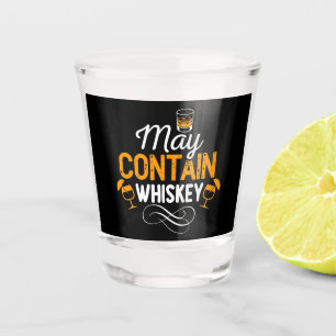 witzige enthalten Whisky-Wortart Schnapsglas