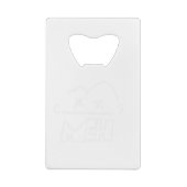 witzige Gesichtsemoji Geldbeutel Flaschenöffner (Rückseite)