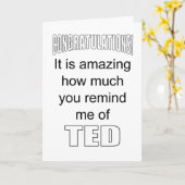 witzige Glückwünsche an den Schulabgänger Karte (Gelbe Blume)